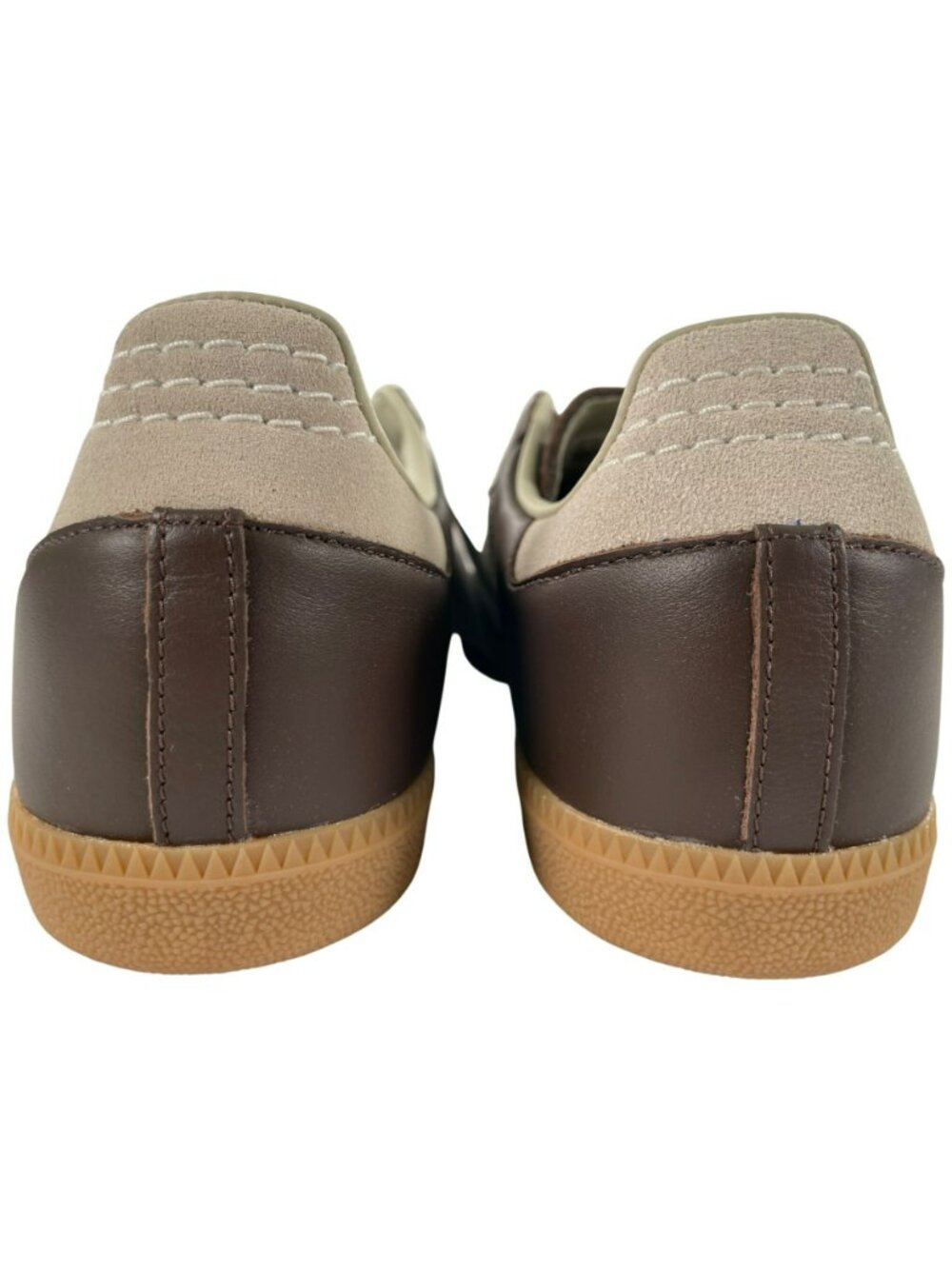 Adidas Samba OG Brown/Putty Leather Athletic Casual Sneakers Men's Size 10 NEW - Picture 6 of 11